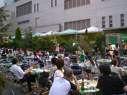 東急本店屋上ビアガーデン Green Garden 渋谷 行ってきました 仕事のことは忘れて